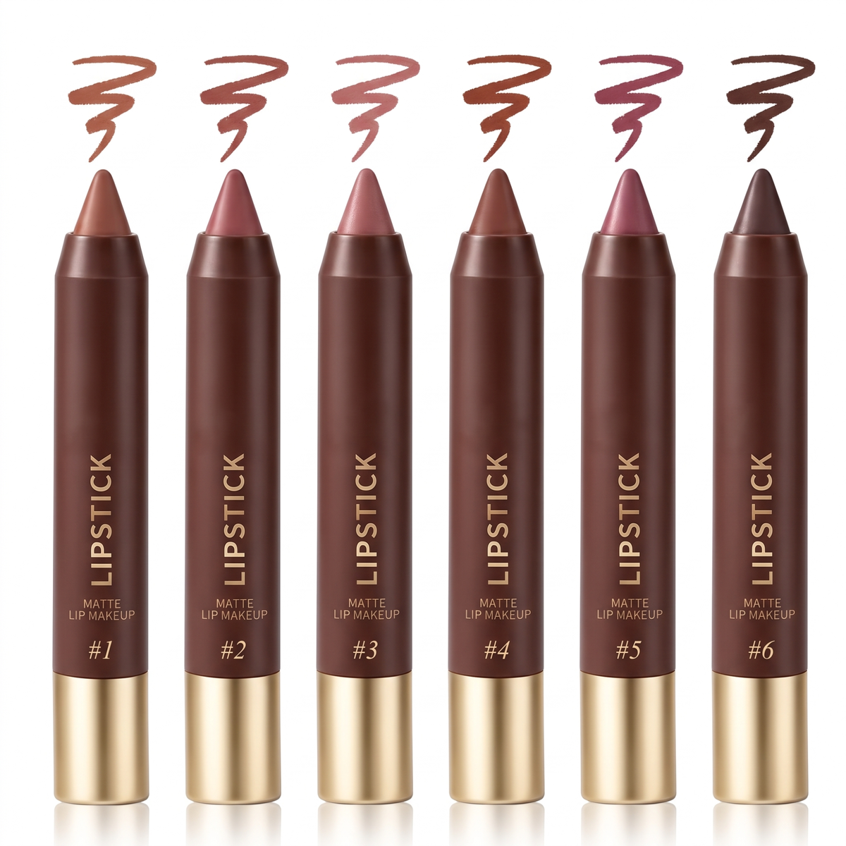 2-in-1 Matte Brown Nude Liner & Lipstick