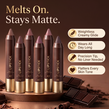 2-in-1 Matte Brown Nude Liner & Lipstick