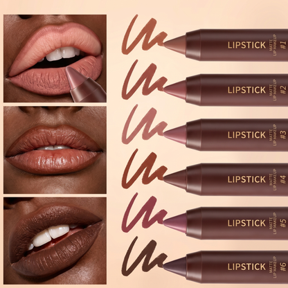 2-in-1 Matte Brown Nude Liner & Lipstick