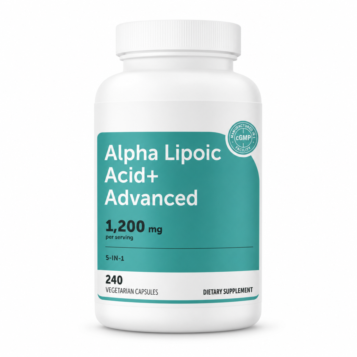 Alpha Lipoic Acid 1,200mg – 240 Vegetarian Capsules