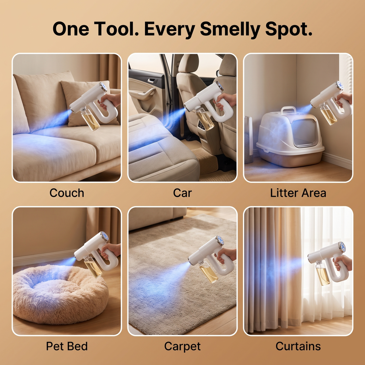 Pet Odor Eliminator Gun
