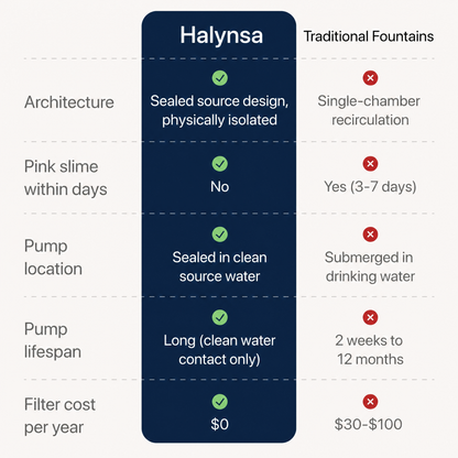 Halynsa Hygienic Cat Fountain