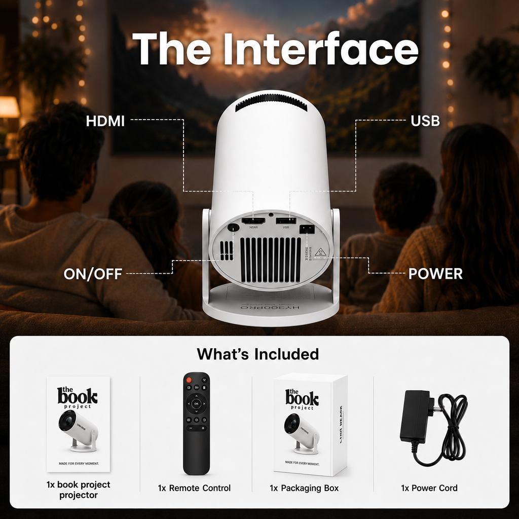 The Book Project™ Portable Reading Projector