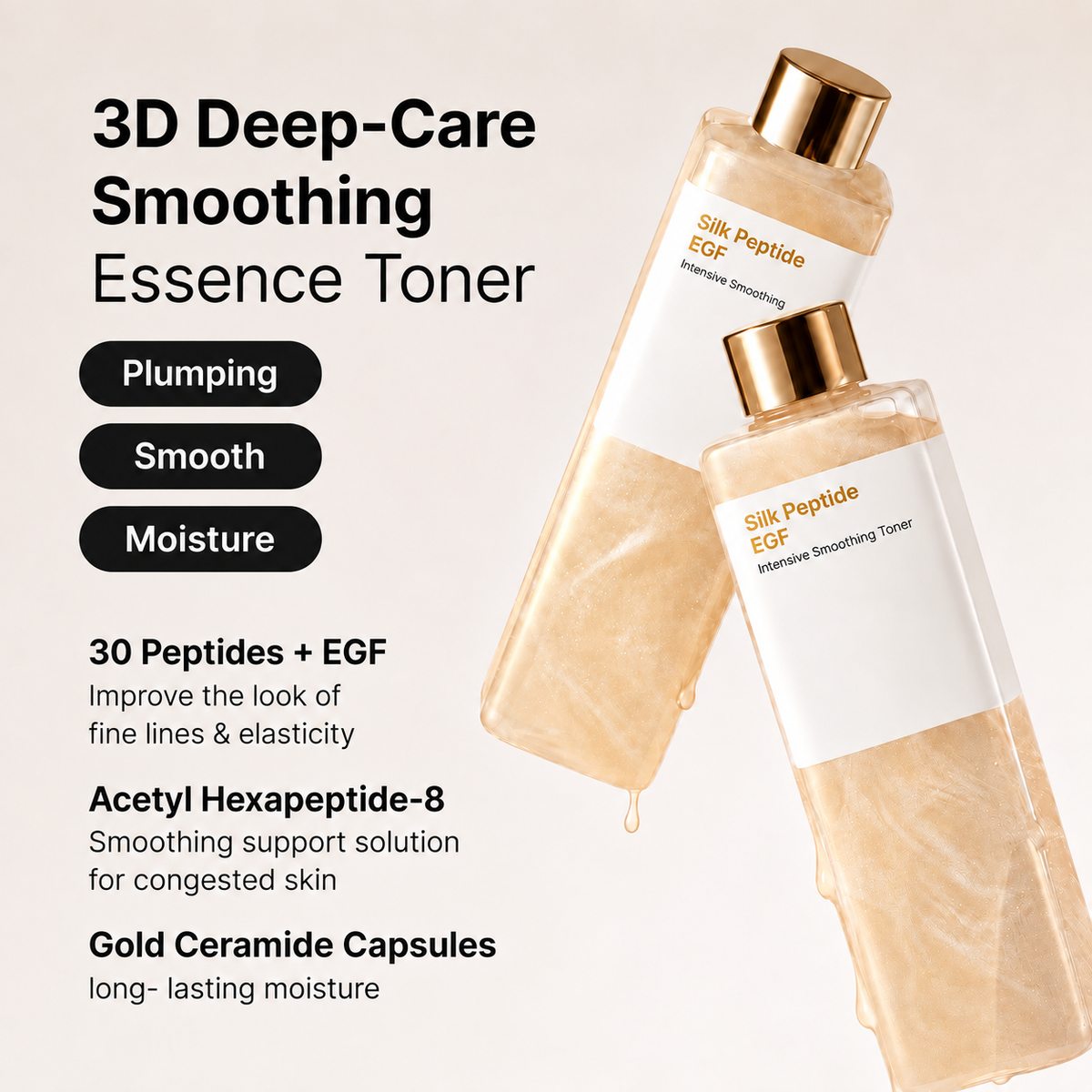 Silk Peptide EGF Toner
